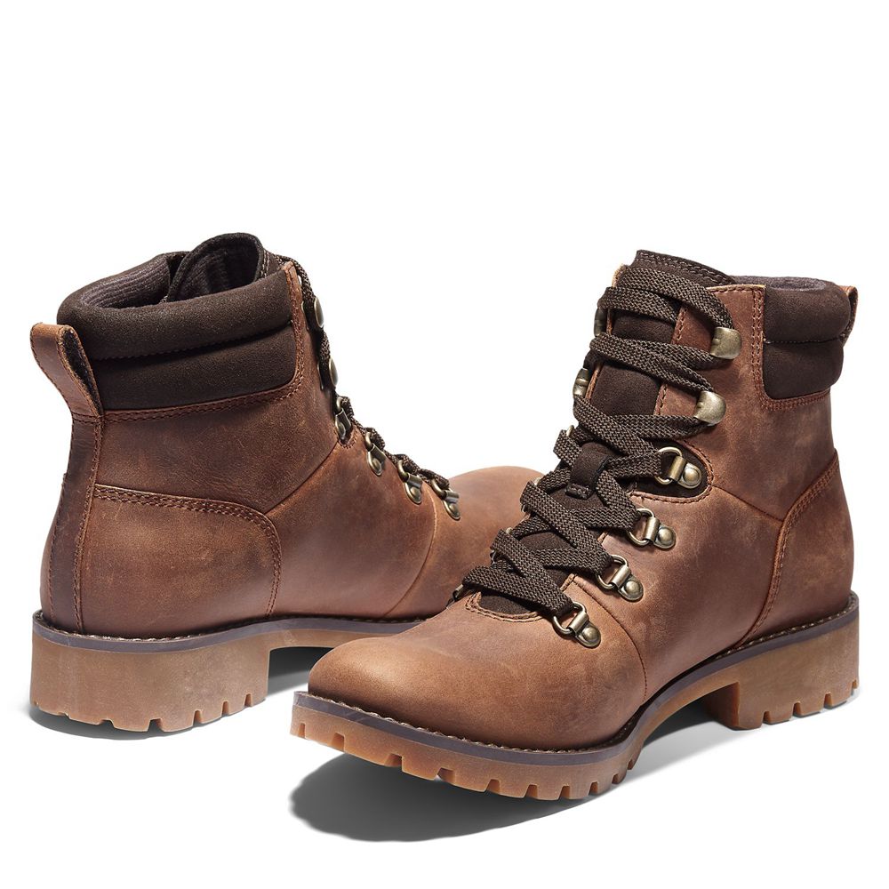 Timberland Womens Hiking Boots Ellendale - Brown - India WO7584923